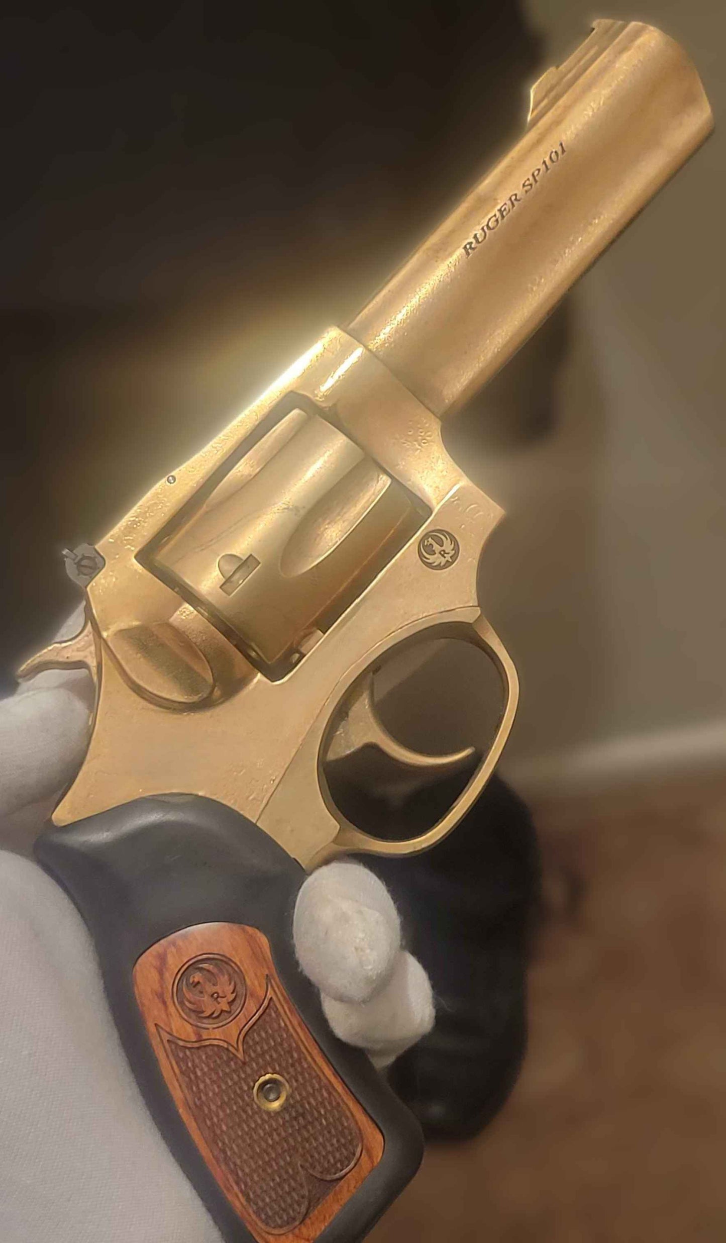 The Golden Gun Giveaway - Purchase Your Raffle Ticket For A Chance To Win A 24K Gold Plated Ruger SP101 Revolver! - Invictus Supply Co.