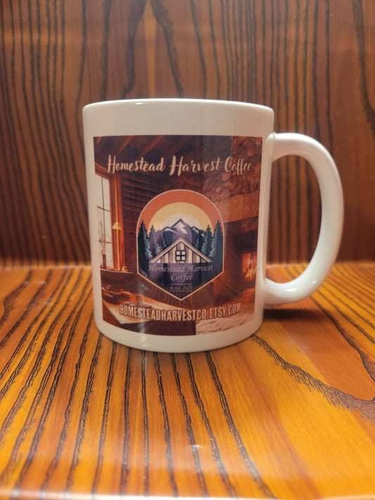 12 0z Coffee Mug Homestead Harvest | Gift Ideas |  Best Seller |