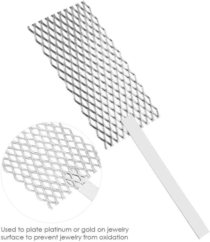 New Platinized Titanium Mesh Anode Electroplating Electrolysis 7.87"x1.97"