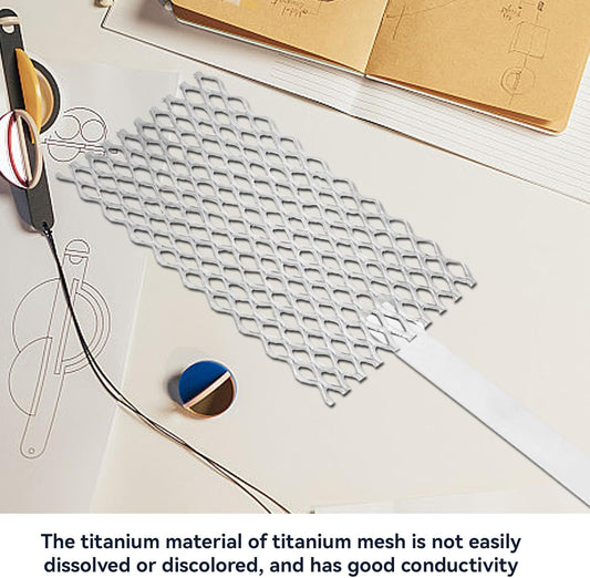 New Platinized Titanium Mesh Anode Electroplating Electrolysis 7.87"x1.97"