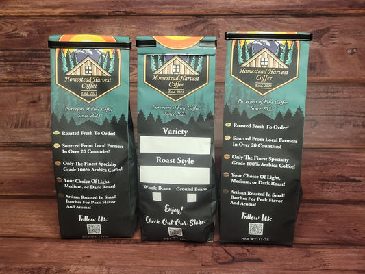 36 Oz 100% Java Dutch Estate Coffee Sampler | Premium Arabica Coffee Beans |