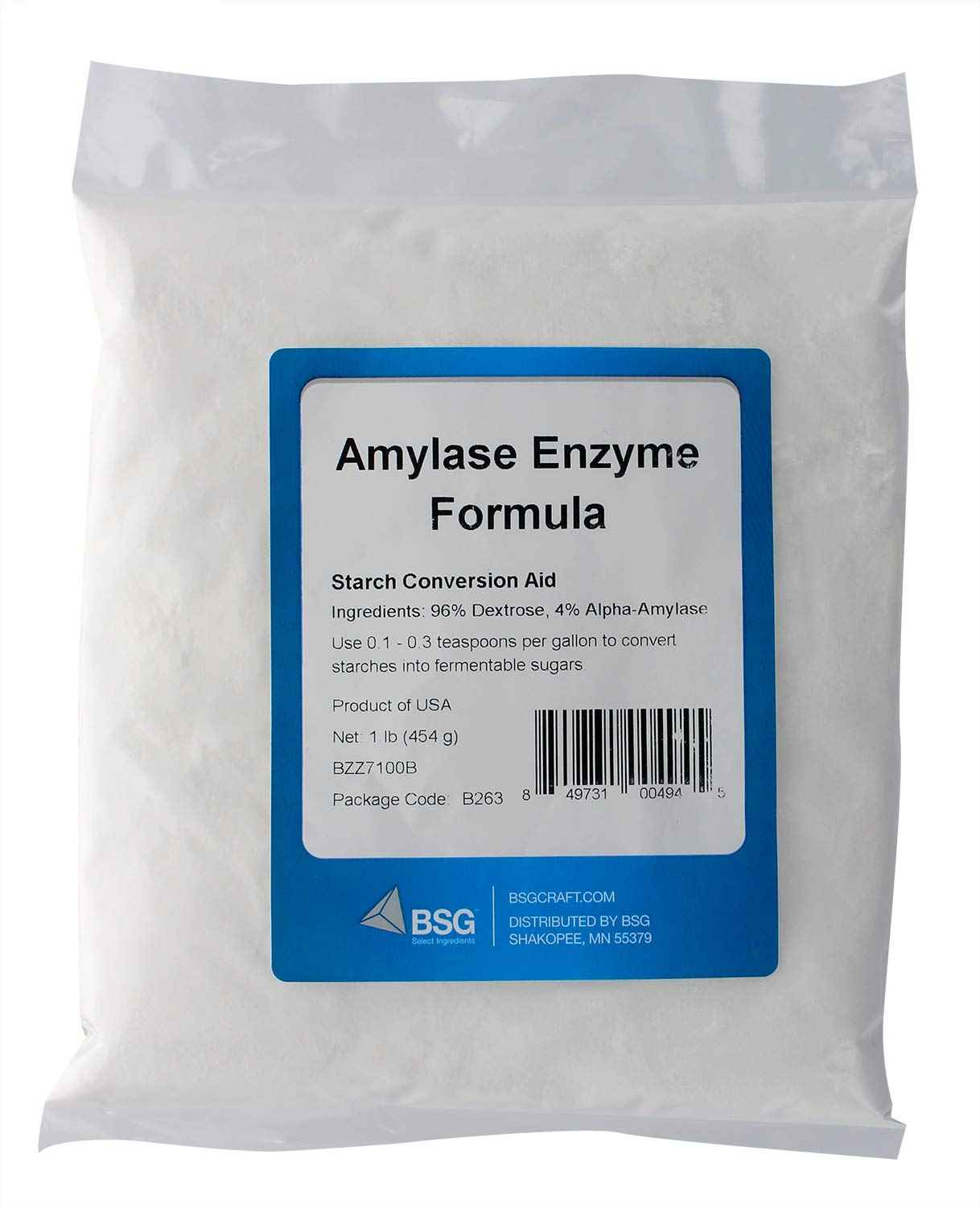 1/2 LB Alpha Amylase Enzyme Formula For Brewing, Fermentation