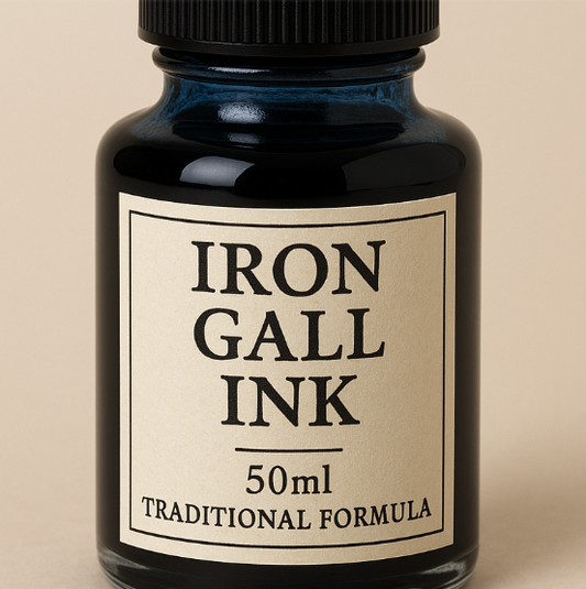 Authentic Iron Gall Ink – 50ml Bottle – Traditional Formula for Archival Writing