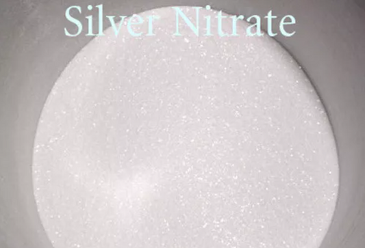 1/2lb. Silver Nitrate AgNO3, Pure Granulated Crystal Reagent ACS