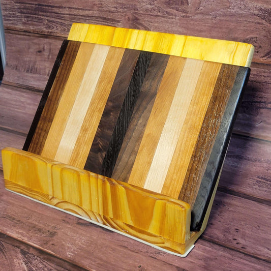 Fine Exotic Hardwood Cutting/Charcuterie/Serving Board 12"W x 8"H - Made in USA!