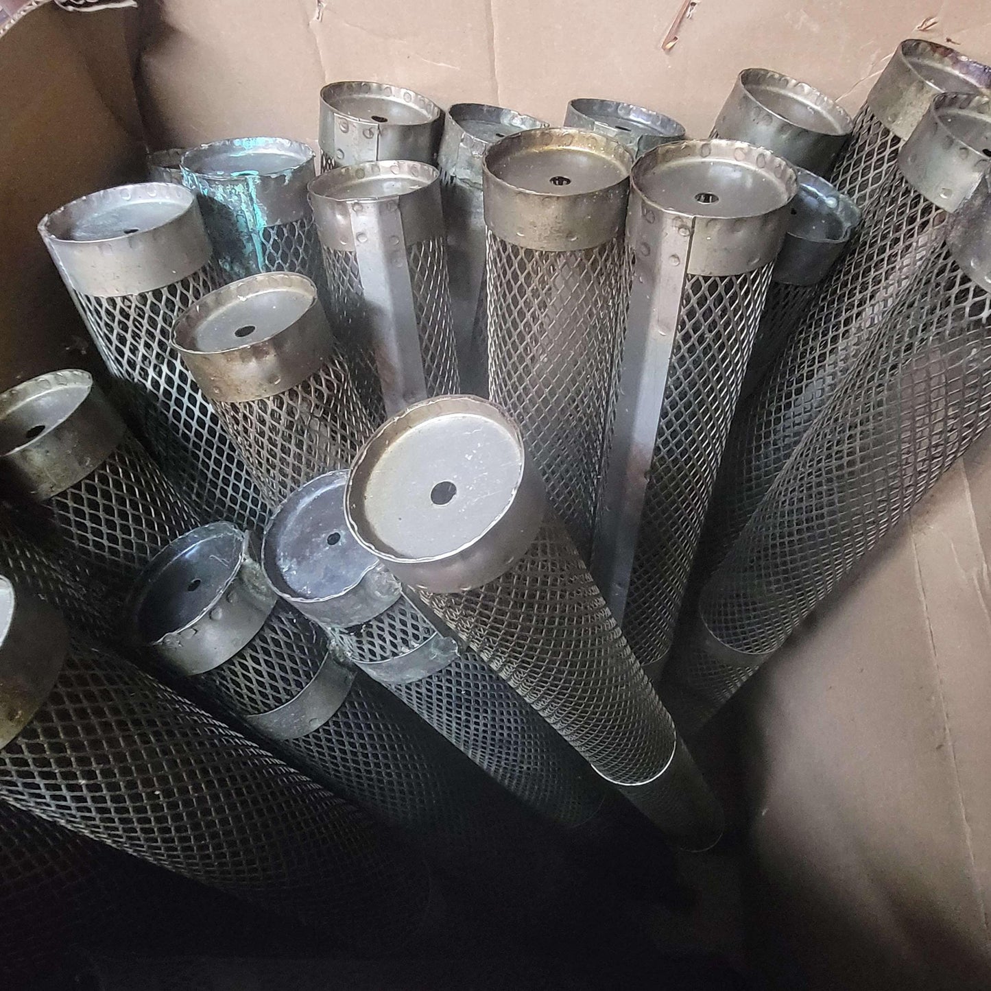 Pure Titanium Anode Basket (1) 33" x 3" For Electroplating Electrolysis Parkerizing