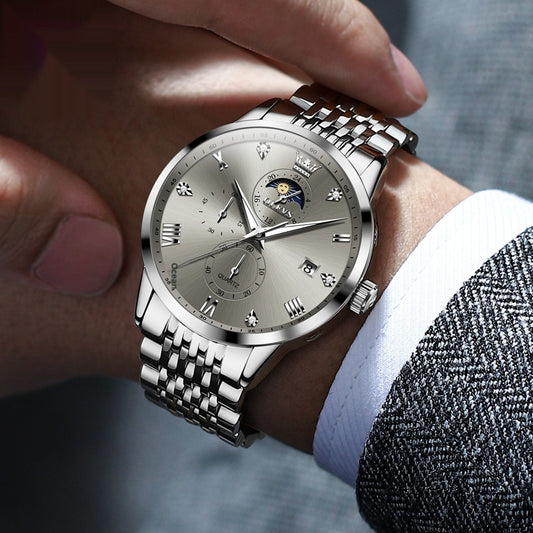 Alpha Series Executive Multifunction Men's Wrist Watch Time Piece