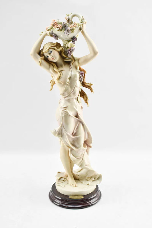 Rare Mint Limited Ed Giuseppe Armani 'Lilacs & Roses' Sculpture #0882C 6535/7500