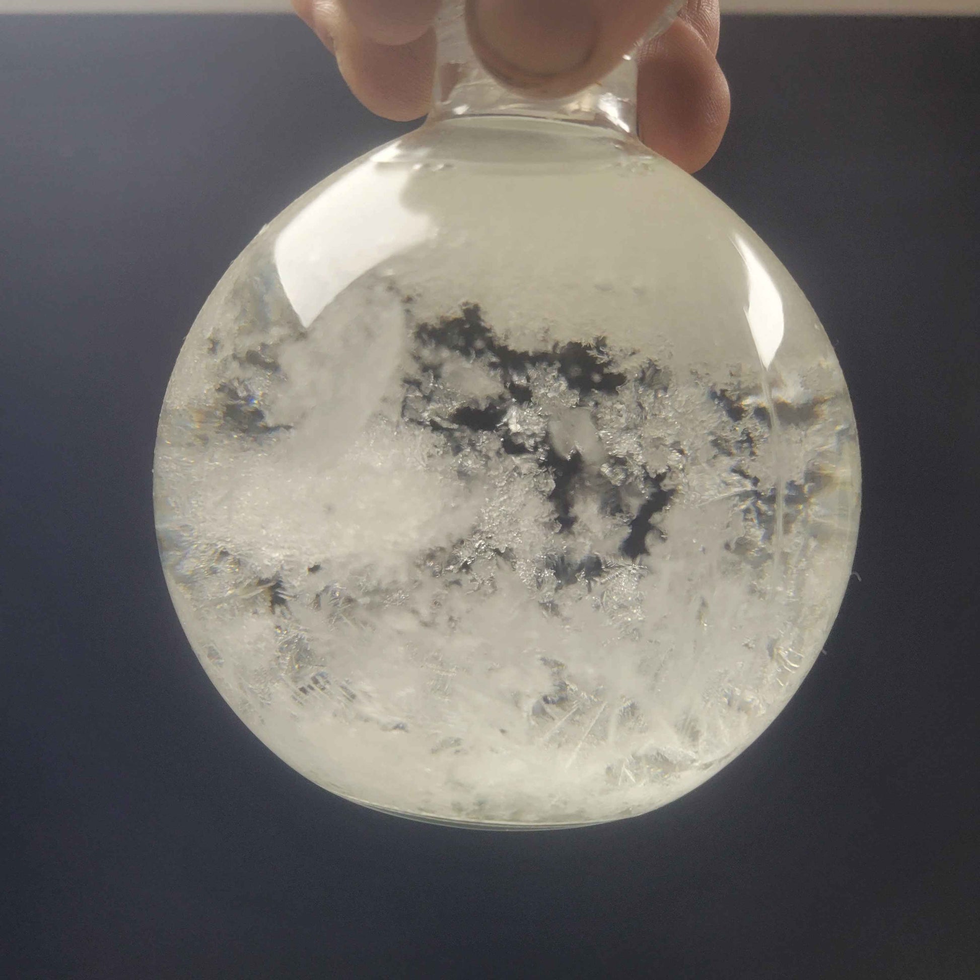 Fitzroy Storm Glass Barometer Snow Globe w/ LED USB Display | Made in the USA! | Great Gift Idea | - Invictus Supply Co.