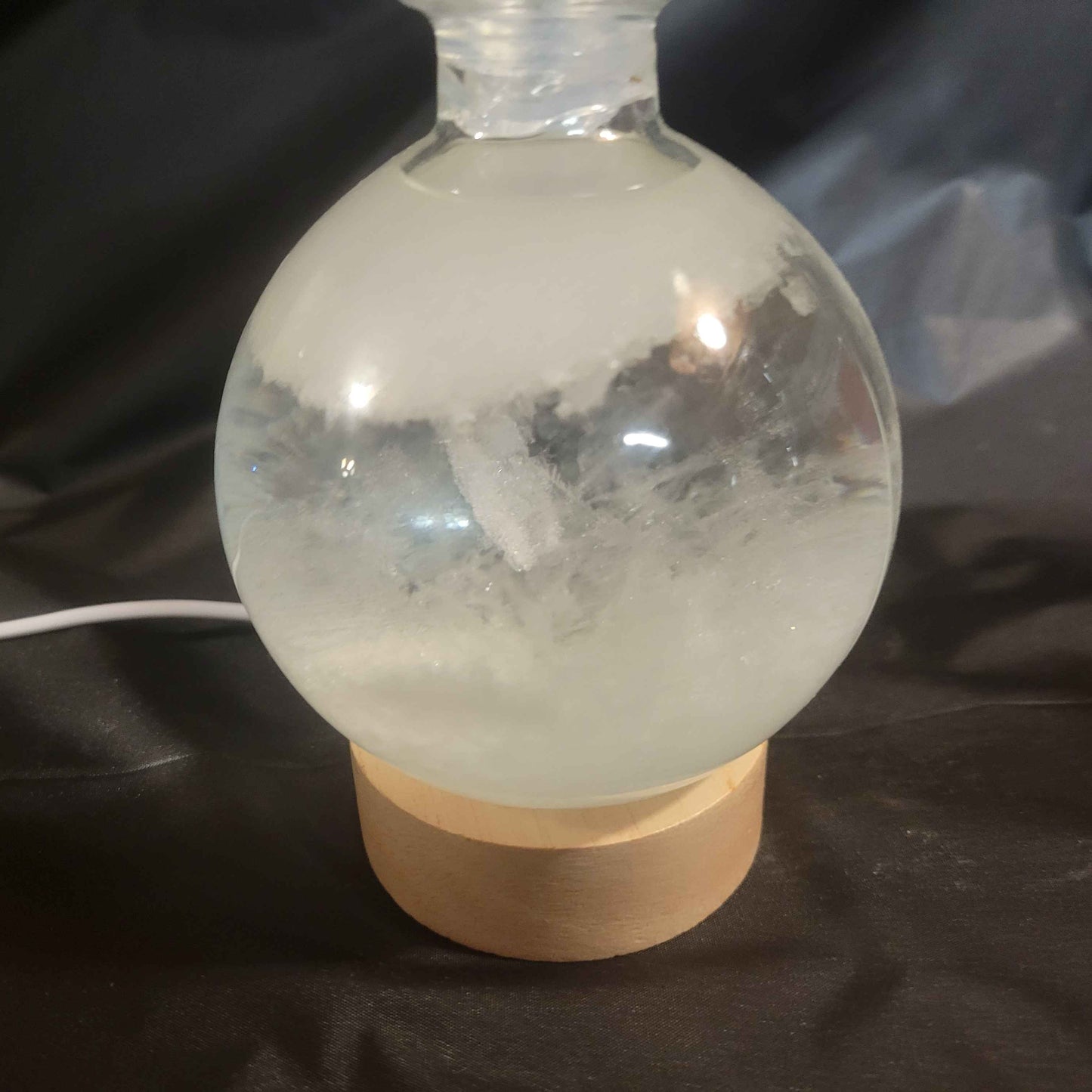 Fitzroy Storm Glass Barometer Snow Globe w/ LED USB Display | Made in the USA! | Great Gift Idea | - Invictus Supply Co.