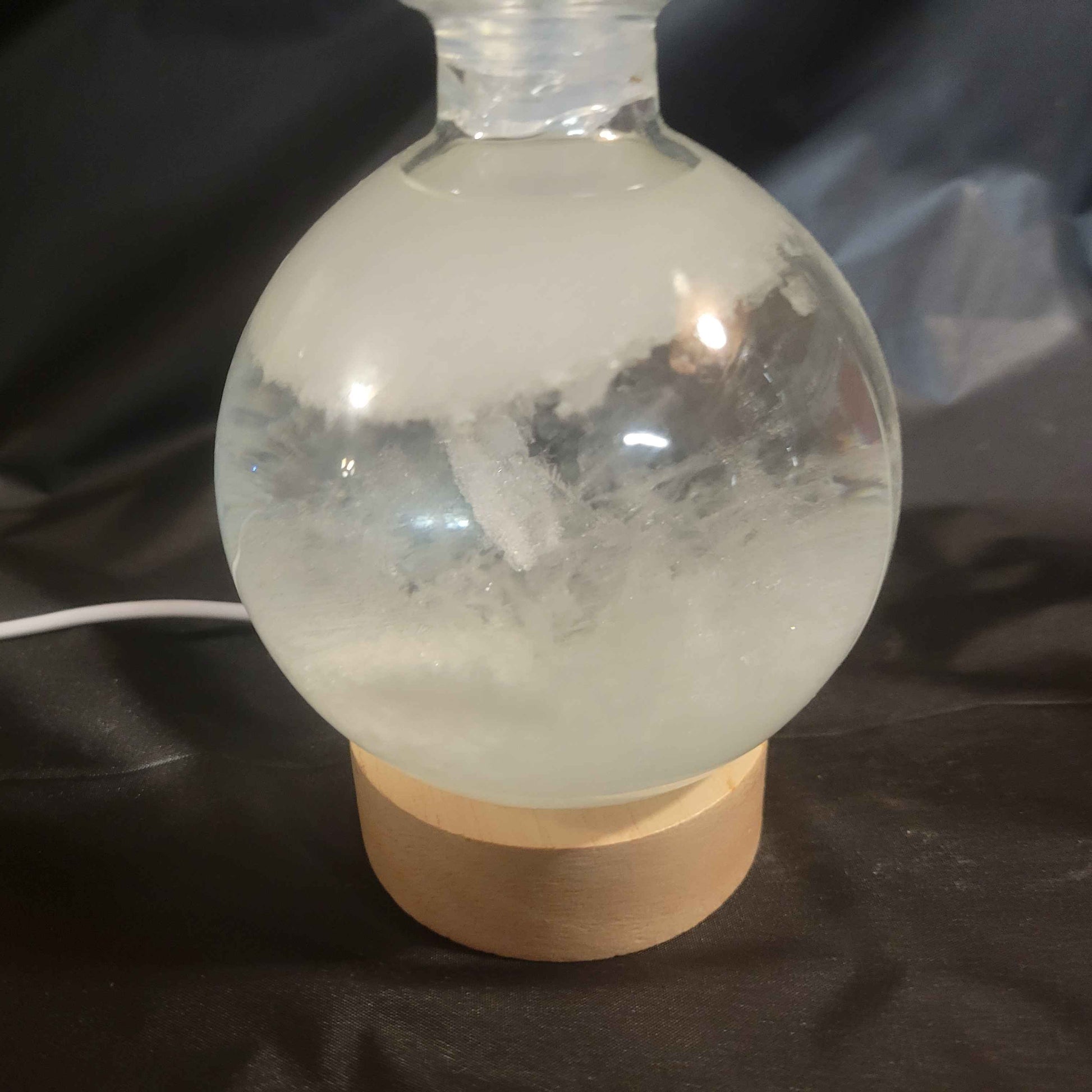 Fitzroy Storm Glass Barometer Snow Globe w/ LED USB Display | Made in the USA! | Great Gift Idea | - Invictus Supply Co.