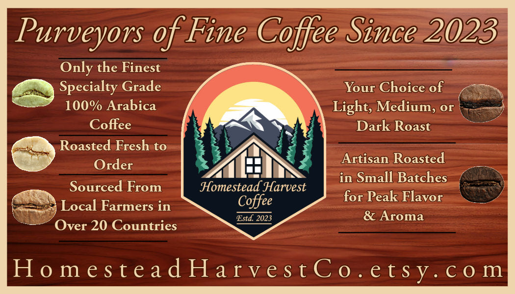12 Oz Ethiopian Yirgacheffe Coffee | 100% Arabica Coffee Beans |