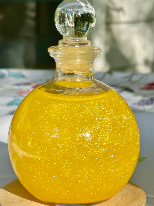 Golden Rain Snow Globe Light Up LED Display - Unique Gift! - Invictus Supply Co.