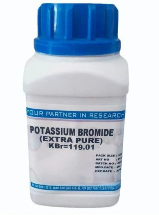 250g Potassium Bromide Powder Lab Grade 99+% Purity