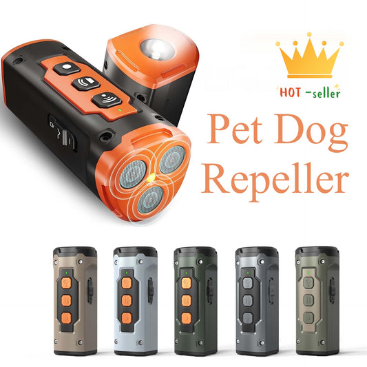 Ultrasonic Anti Bark Deterrent Device With LED Flashlight Enjoy Peace At Last!